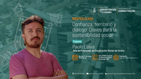 MASTER CLASS: CONFIANZA, TERRITORIO Y DIÁLOGO, CLAVES PARA LA SOSTENIBILIDAD SOCIAL